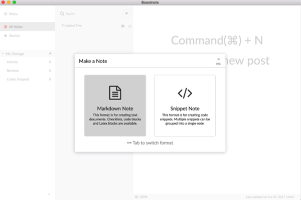 Boostnote Mac版