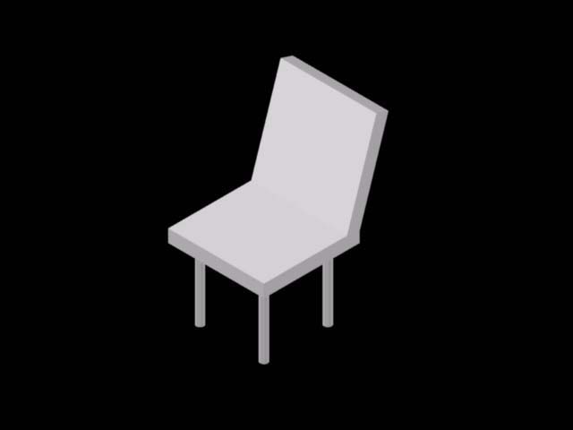 CAD怎么建模三维立体的椅子模型?