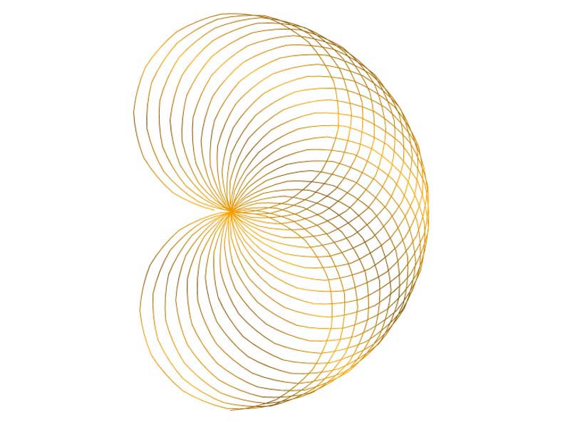 ppt怎么设计创意的心形螺旋线图形?