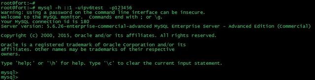 linux环境下配置mysql5.6支持IPV6连接的方法