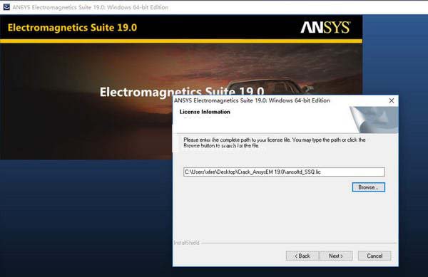 ANSYS Electromagnetics Suite 19 安装破解教程