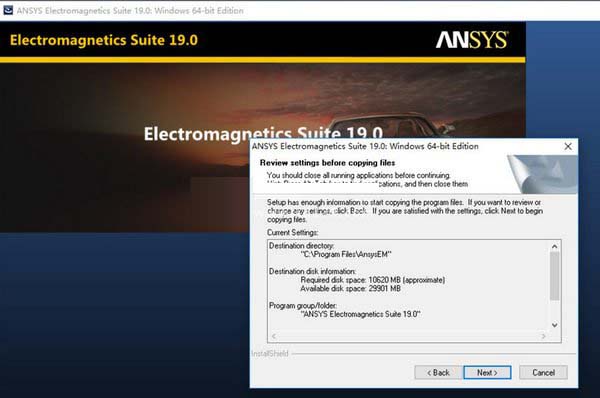 ANSYS Electromagnetics Suite 19 安装破解教程