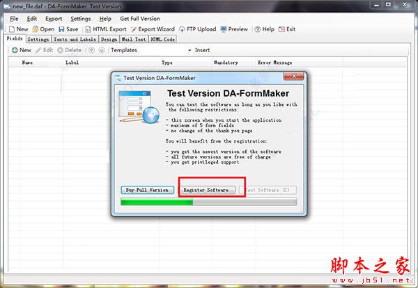 DA-FormMaker破解版本下载 DA-FormMaker(html表单制作软件) v4.13.0 激活特别版(安装教程+注册机)