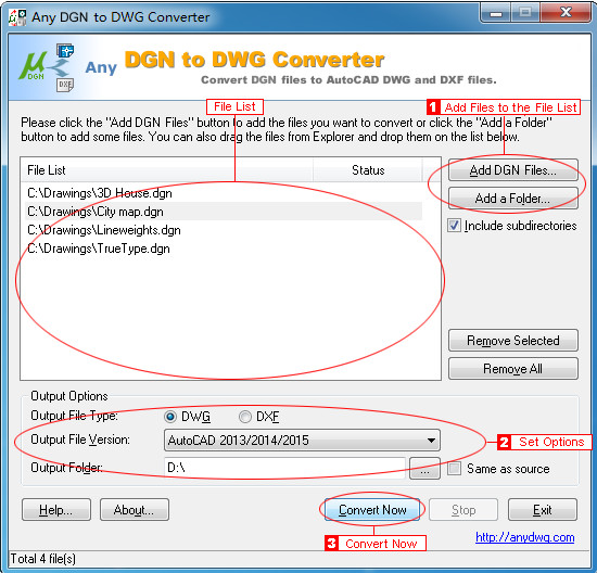 Any DGN to DWG Converter(DGN转DWG工具)