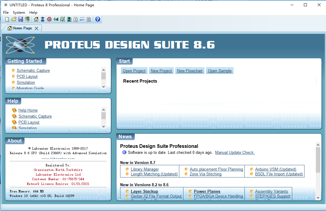单片机模拟仿真软件Proteus 8.6 SP3 Pro 精简特别版(附汉化包+安装教程)