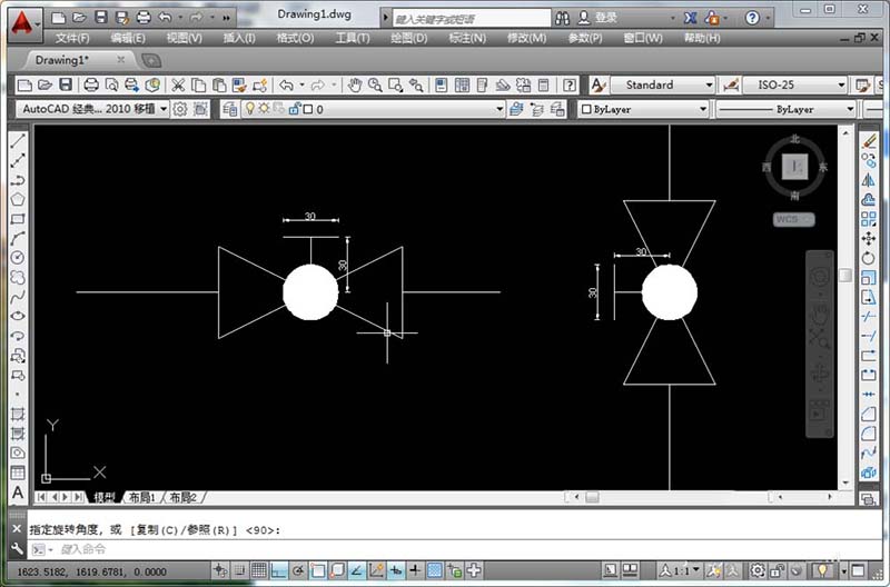 CAD排水系统图纸怎么画隔膜阀? CAD隔膜阀的绘制方法