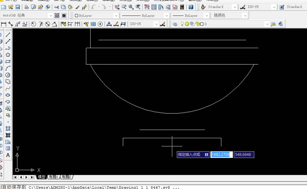 CAD怎么画马桶? cad插入漱洗室图形的教程