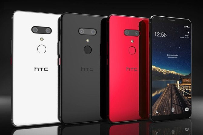 HTC U12渲染图曝光 无刘海全面屏+骁龙845！