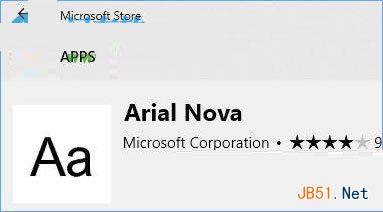 win10使用应用商店下载安装系统字体的方法