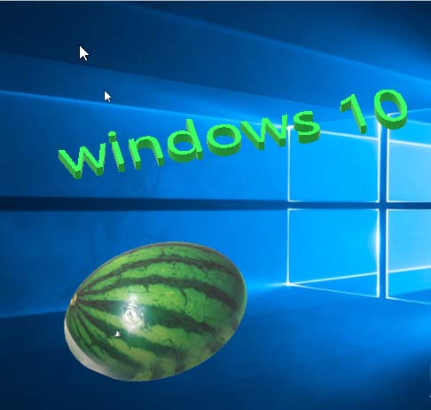 win10自带画图软件Paint 3D怎么画逼真的西瓜?