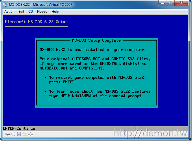 msdn上ms-dos 6.22的安裝方法_系統安裝_操作系統_腳本之家
