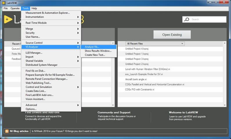 LabVIEW2018破解下载 LabVIEW 2018 VI Analyzer Toolkit(VI分析器工具包) 特别版(附注册机)