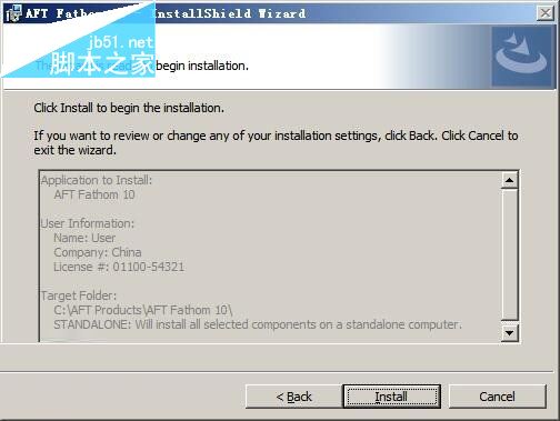 AFT Fathom 10图文安装教程