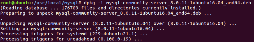 Ubuntu16.04安装mysql5.7.22的图文教程