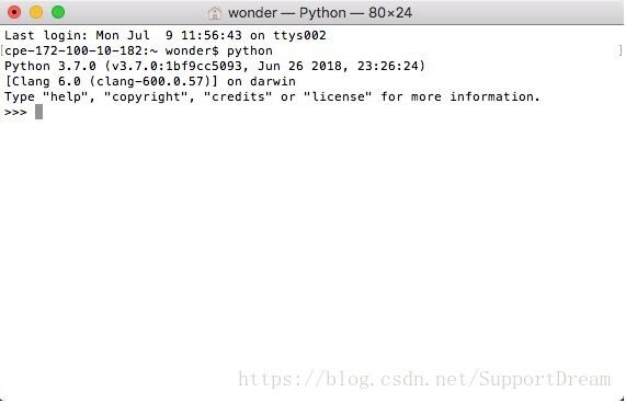 MacBook下python3.7安装教程