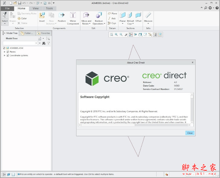 PTC Creo 4.0 M060 正式版 安装特别版(附许可文件+破解方法) 64位