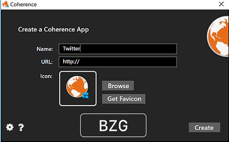 Coherence for Windows(网站转app工具) V1.0 英文安装版