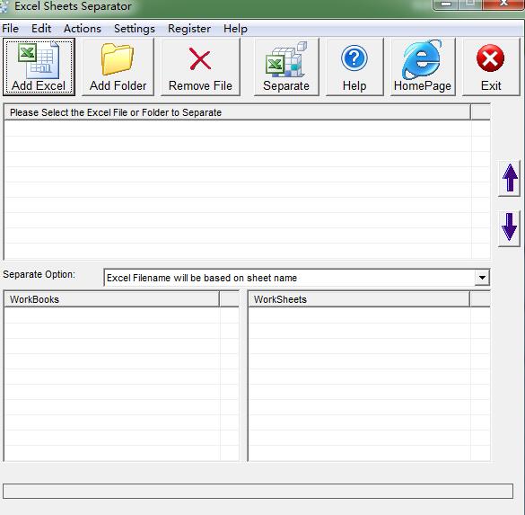 Excel Sheets Separator(Excel文档拆分工具) V10.1.2 英文安装版