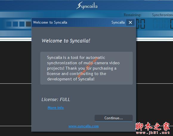 Syncaila中文破解版下载 多机位视频音频同步软件Syncaila 2.1.2 完美汉化特别版(附汉化补丁+安装教程)