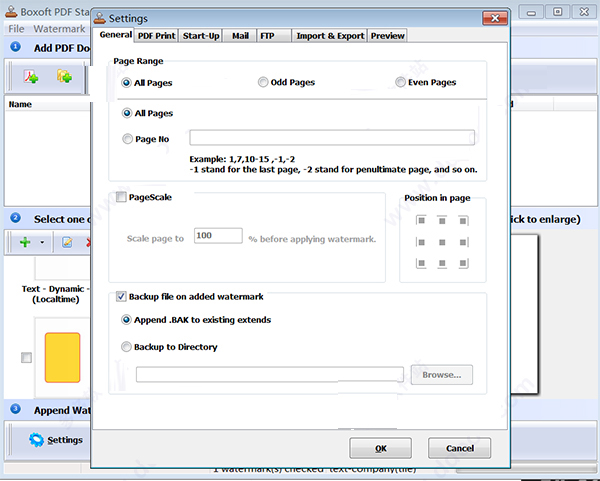 PDF加水印工具 Boxoft PDF Stamper(PDF加水印工具) v3.1.0 官方安装版