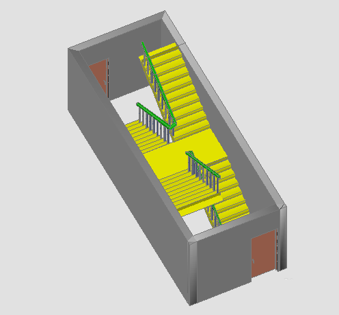天正建筑cad怎么设计交叉楼梯模型?