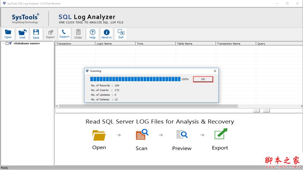 SysTools SQL Log Analyzer破解版