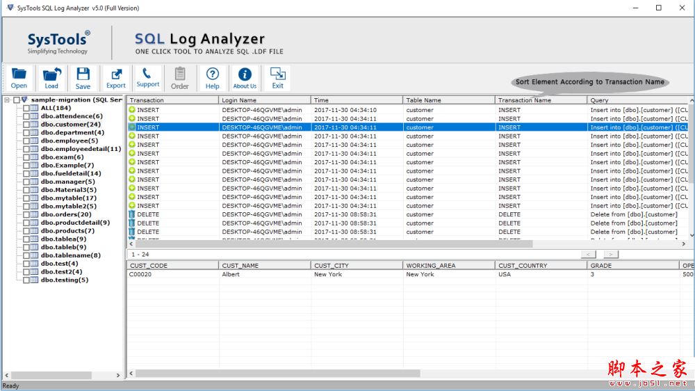 SysTools SQL Log Analyzer破解版