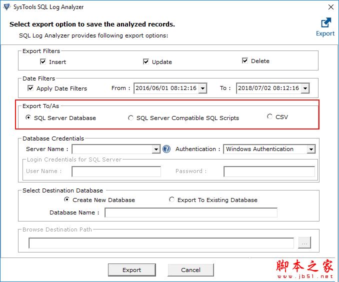 SysTools SQL Log Analyzer破解版