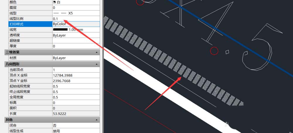 CAD怎么调整线形比例?