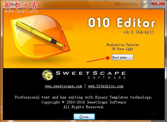 010 Editor破解版下载 16进制文件编辑器(SweetScape 010 Editor Portable) v9.0 英文绿色版