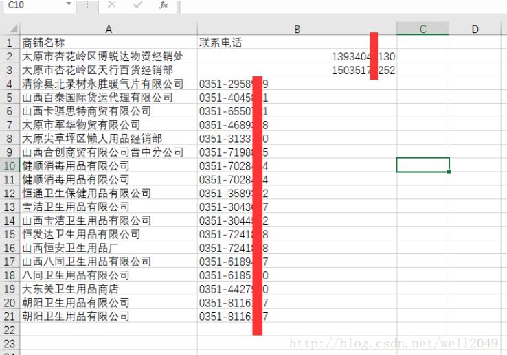 Python爬取商家联系电话以及各种数据