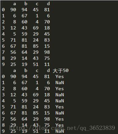 pandas loc生成新的列