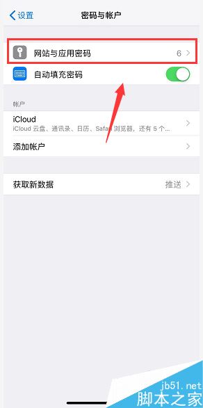 iPhone xs max怎么删除手机中已保存的账户名和密码？