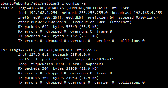 Ubuntu 18.04 Server 设置静态IP 的方法”