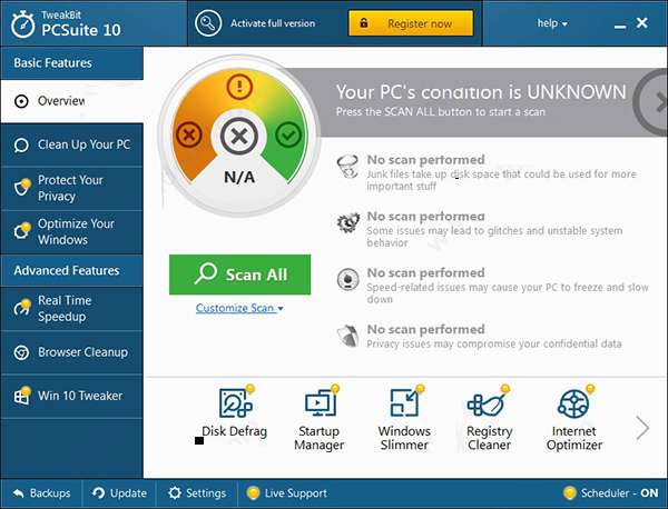 TweakBit PCSuite 10破解版