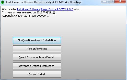 JGsoft RegexBuddy 正则表达式工具 v4.9.0 零售版(Retail)