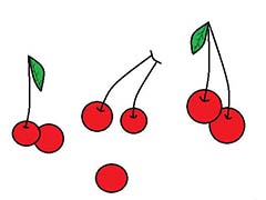 画图工具怎么画樱桃? 画图软件绘制樱桃的教程