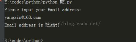 Python 正则表达式匹配任意的邮箱