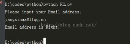 Python 正则表达式匹配任意的邮箱