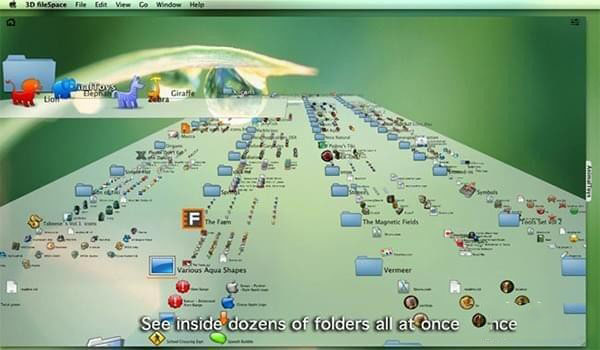 3D fileSpace for Mac(可视文件系统启动器)V1.5.2 苹果电脑版