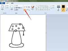 画图工具怎么画简笔画效果的台灯?