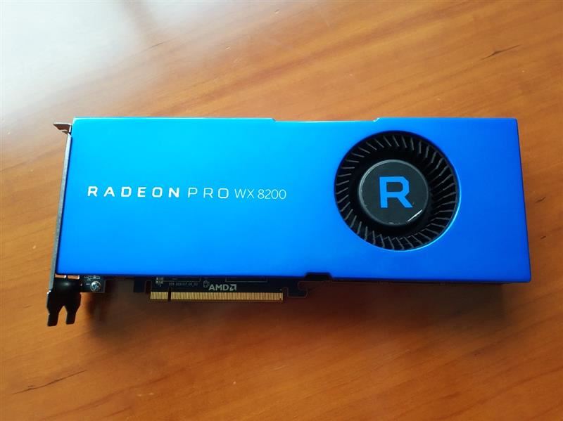 AMD Radeon Pro WX8200专业显卡评测”