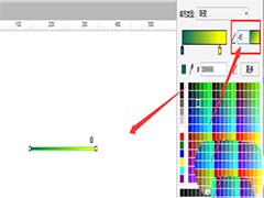 axure怎么画渐变色的线条? axure渐变色直线的画法