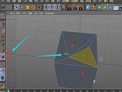 C4D正方体模型怎么创建点?
