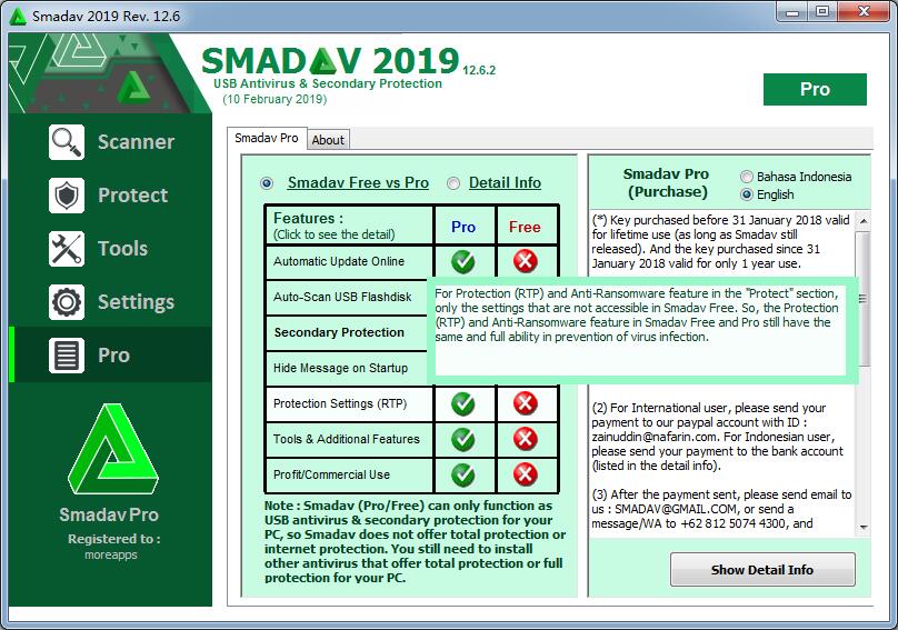 Smadav Antivirus pro 2023(病毒防护软件) v15.0.2 英文安装版(附破解文件+破解教程)