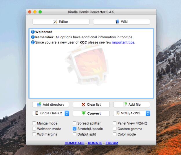 kindle comic creator for mac(漫画格式转换)V1.1 苹果电脑版