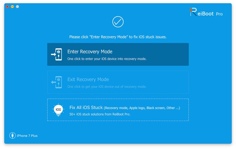 Tenorshare ReiBoot下载 Tenorshare ReiBoot Pro(一键修复iPhone恢复模式下卡死故障) v8.1.4.6 免费版