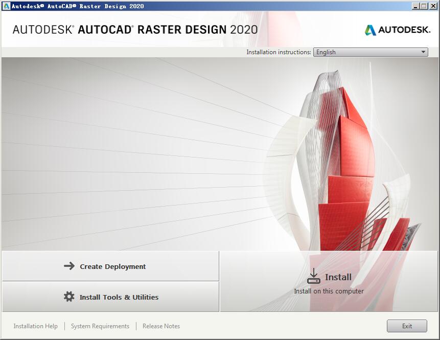 Autodesk AutoCAD Raster Design 2020 免费版 附注册机和安装教程