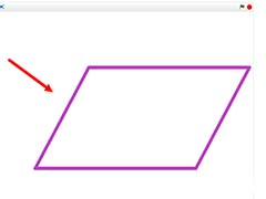 Scratch怎么编程绘制平行四边形?