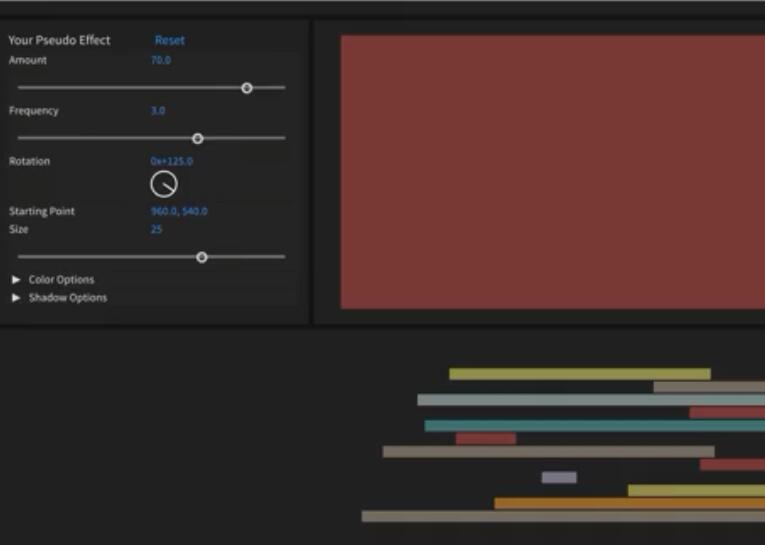 AE拓展插件下载 AE自定义效果控件扩展脚本AEscripts Pseudo Effect Maker V2.2.16 + 使用教程 